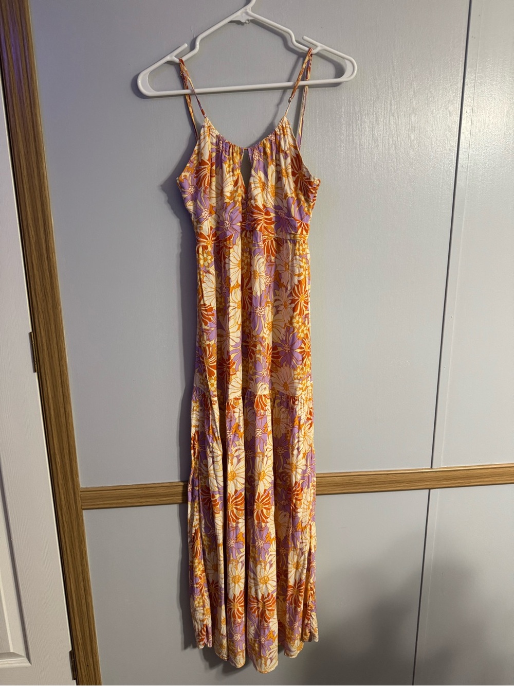 L*Space Gemma Wavy Daisy Floral Print Midi Dress Size Small - Picture 3 of 12